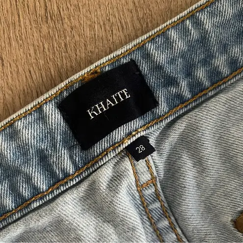 KHAITE Rachel Patch Pocket Flare Jeans - Light Blue
Denim Austin - Size 28