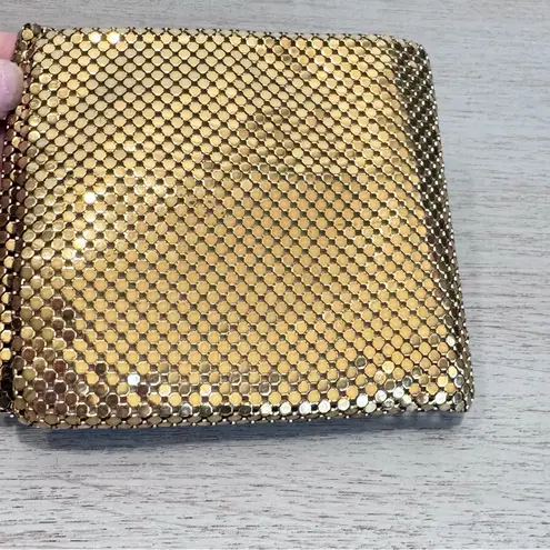 Whiting & Davis Gold Mesh Mates Wallet 1950s Bifold Change Purse Vintage - Image 3