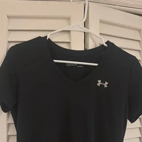 Under Armour  Black Fitted Short Sleeve Tee