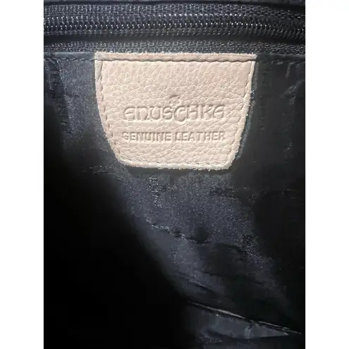 Anuschka Vintage hand painted leather Shoulder Bag Tote handbag