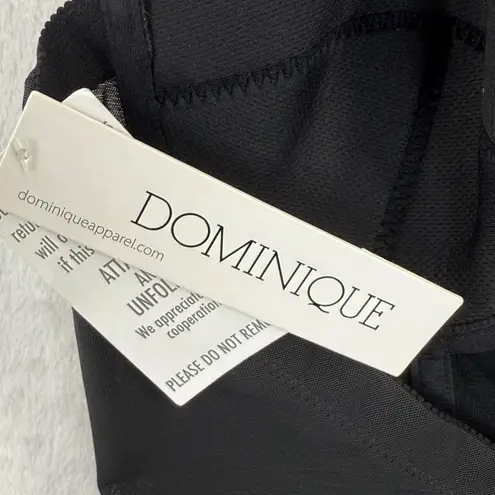 Dominique Apparel Strapless Black Bustier Corset Bra Top Size 36B