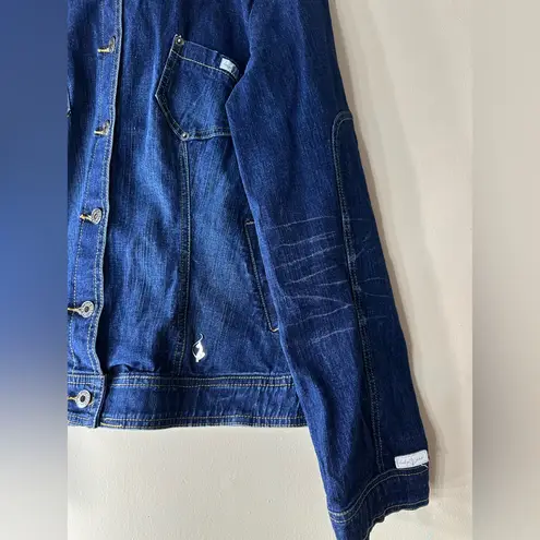 Baby Phat VTG Embroidered Denim Jean Jacket XL Y2K Logo RARE 90s Streetwear