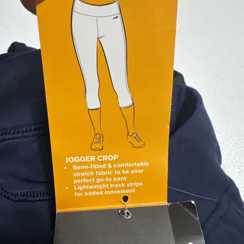 Avia Crop Jogger Pants Activewear Drawstring Semi Fitted Womens XXL (20) Blue