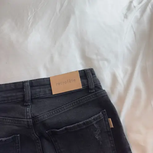 Retrofête Dax Mid Rise Pants Black Women’s Size 24