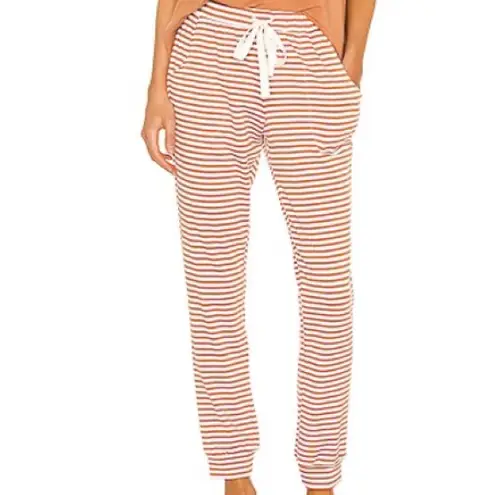 Eberjay Eberjey Quincy Runner Striped Lounge Set in Pecan & White - Image 10