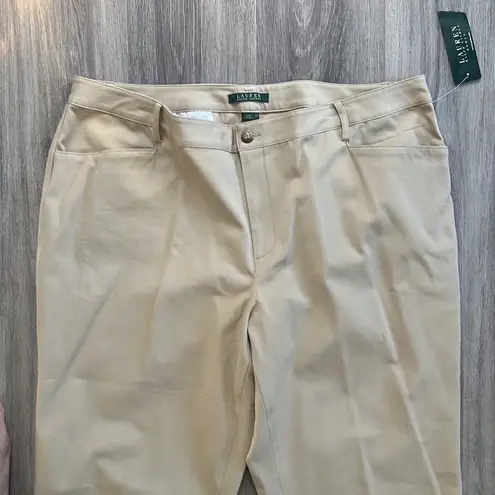 Ralph Lauren Lauren  Tan High Rise Pants 20W