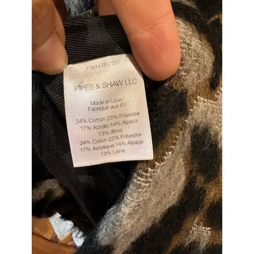 Veronica Beard Camille Animal Print Cocoon Jacket Women’s Size 6 Brown Leopard