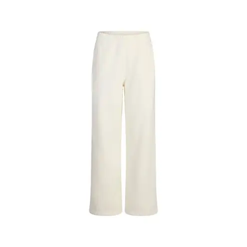 SKIMS French Terry Straight Leg Pant in Ecru, Size X-Small