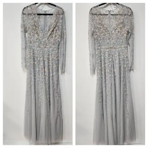 Mac Duggal NWT  9131 Long Sleeve Formal Evening Gown Size 8. $798 H