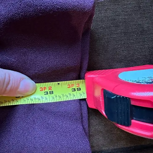 Rena Rowan Burgundy For Saville Straight Leg Closure Zip Side. Fully Lined Sz 14