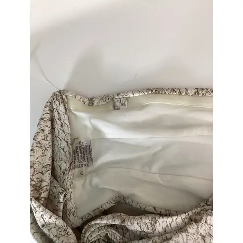 PilyQ New. PQ taupe and bone bandeau bikini. M-top/S-bottom. Retails $168