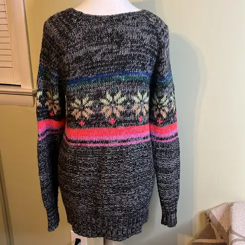 American Eagle  Outfitters colorful wool mohair blend jegging sweater