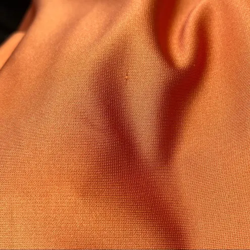 Dundas x REVOLVE Ashleigh Chain Neck Cut Out Stretchy Mini Dress Rust Orange L Size L