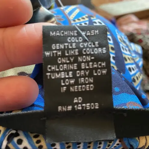 Ashley Stewart paisley sleeveless blouse 22/24 NWT