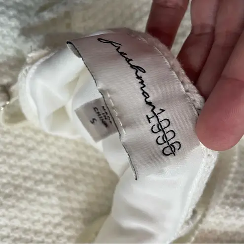 NWT Freshman 1996 Ivory Knit Midi Dress size Small White