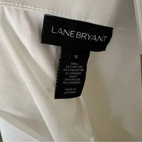 Lane Bryant  The Laney Wide Leg Crop Pants High Rise with Power Pockets NEW 18