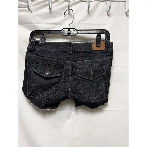 Tyler Skye Shorts Women's Size 25 Blue London Straight Cut Offs BLS