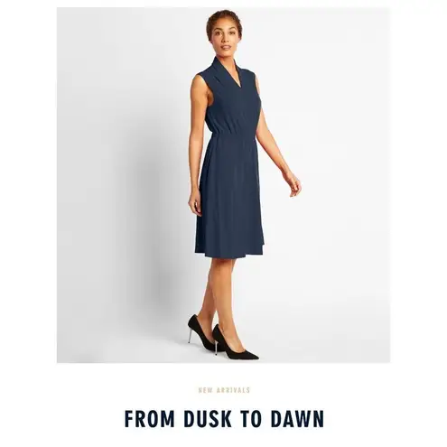 Of Mercer Park Place Dress in Teal XSmall Womens Jersey Modest Blue Size XS