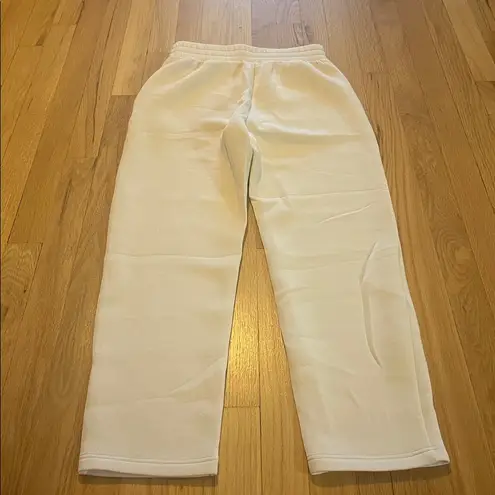 Leze the Label Ivory Creme Neoprene Scuba Pull on Pants Sz M Size M