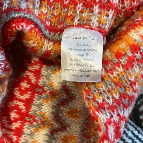 Una Talla Multicolor Infinity Scarf OSFM Orange