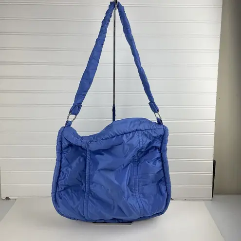 VTG Samsonite Sammie Series 96 Blue Nylon Puffer Bag Travel Purse Carryon Tote