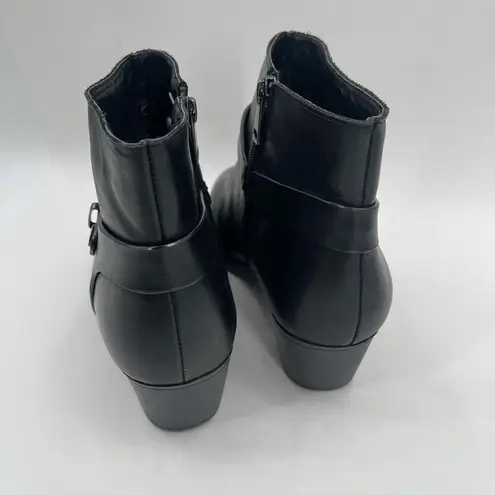 PROPET Topaz Boots Size 8.5 X(2E) Extra Wide New Womens Ankle Boot Leather NWOT Black