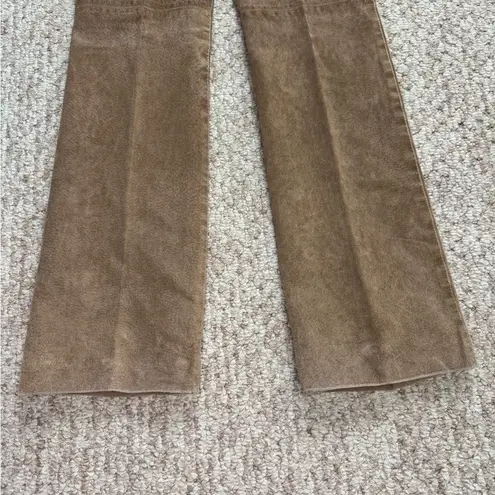 Etcetera Vintage Women 100% Genuine Leather Pans Size 2 Brown. #213