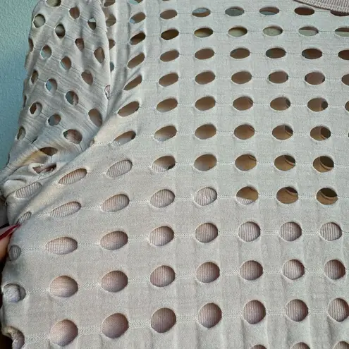 Alexander Wang  Long Sleeve Street Style Pink Perforated Mini Dress Size XS - Image 4