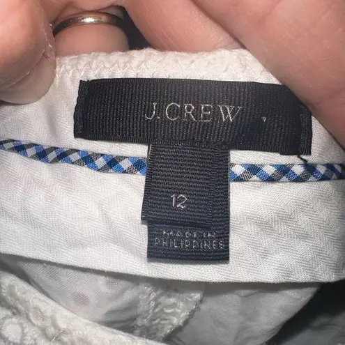 J Crew tan flat front business casual 12 preppy slacks