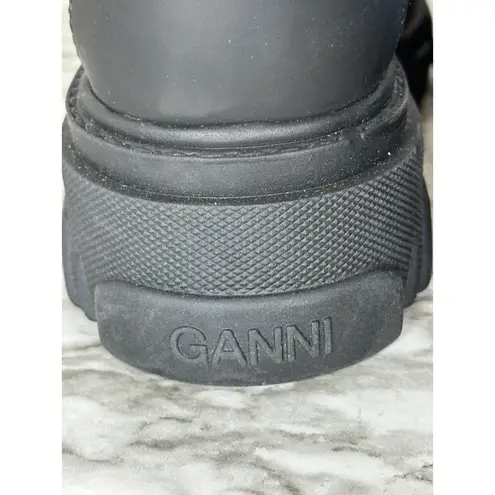 Ganni Placid Blue Mid Chelsea Boots Size EU 36, US 6 NEW