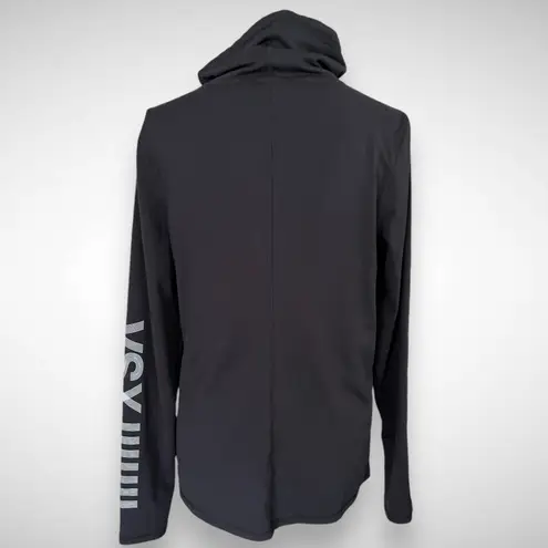VICTORIA'S SECRET SPORT VSX Women's Long Sleeve Cowl Neck Shirt Small | EUC Black