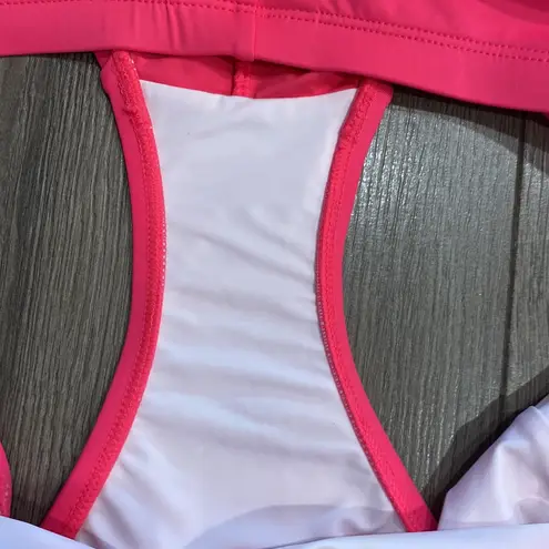 La Blanca La Blanca High Waist Ruched Pink Swim Bottoms Size 20W