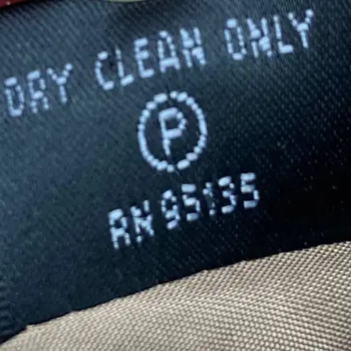 Lafayette 148 2 Piece Pant Suit Blazer Wool Stretch Blend Tan Brown Womens 4