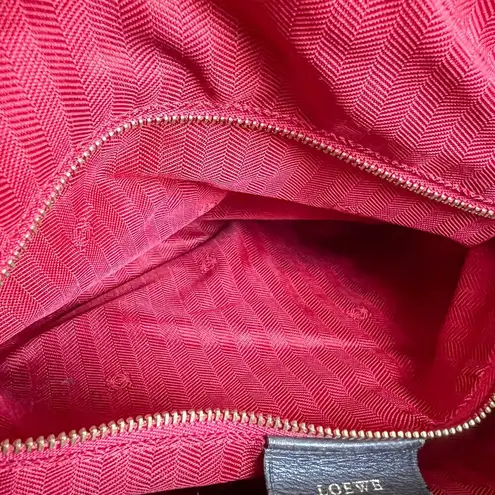 Loewe Fusta 2 Way Brown Leather Shoulder Bag