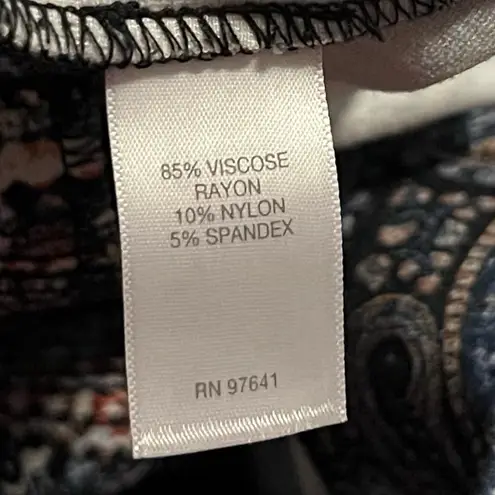 Elegant Paisley Skirt Black Size undefined