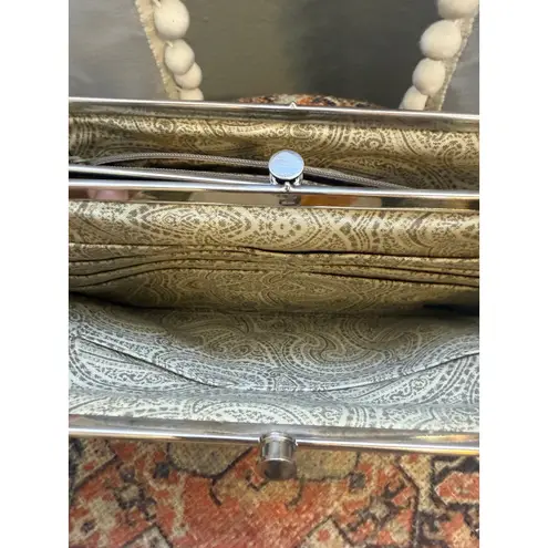 Hobo Black Leather Clutch Wallet Kiss Lock ID Window Card Slots boho whimsigoth