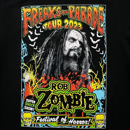 Rob Zombie Freaks on Parade Tour Heavy Metal Tee L