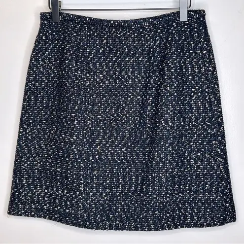 J. McLaughlin Bonnebell Tweed A-line Zipper Front Skirt Size 4