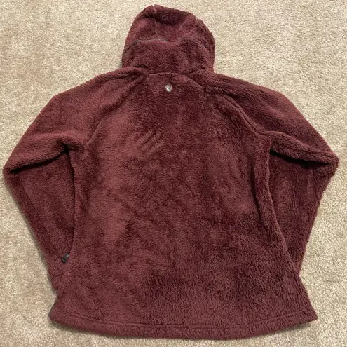 Kuhl Women’s  Flight Fleece Sherpa Pullover Hoodie Maroon Burgundy Size M