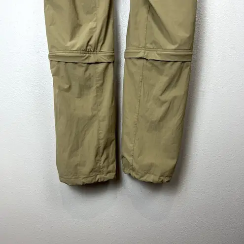 Mountain Hardwear  Womens Yuma Convertible Nylon Pants Size 8/32 Tan LIGHT STAINS