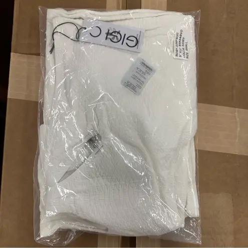 New Gigi C Rory Jumpsuit Ivory Snakeskin S White