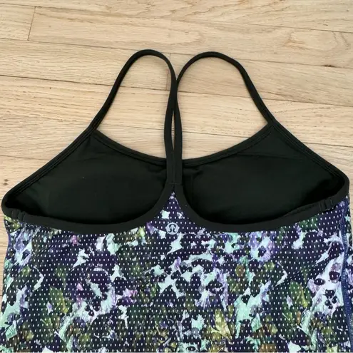 Lululemon  Y Back Tank, Size 8, Green/Purple