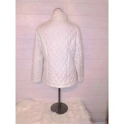 Chadwick’s off white quilted lightweight jacket size medium
