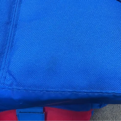 FISHER PRICE Diaper Bag Tote Cooler Bag Blue Yellow Vintage Large Travel 90's