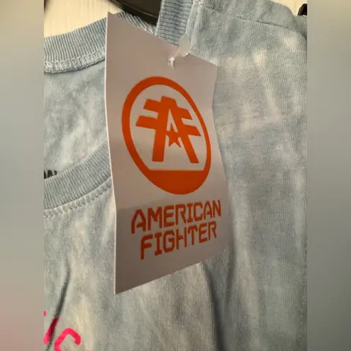 American Fighter x Affliction QUINN MUSCLE Blue Tie-Dye Women's Tank Size Small