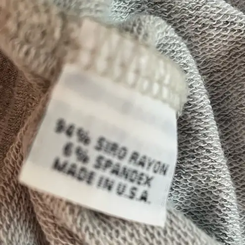 Bryn Walker Evan Size XL Gray High Low Hem Pullover Lightweight Sweatshirt USA