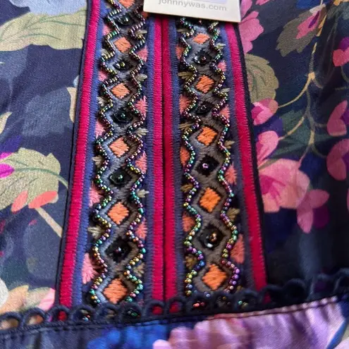 Johnny Was NWT VALERIA SILK MAXI DRESS PXL