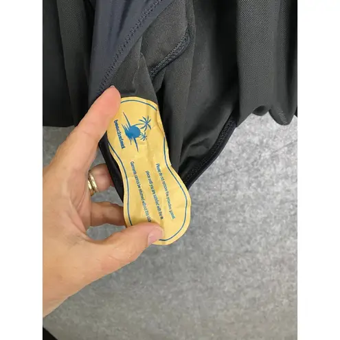 Beachsissi XL Black Swim Dress One Piece Plus Size Mesh Overlay Swimsuit NWT