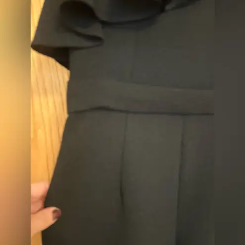 Black Halo Kallan Ruffle Jumpsuit NWT