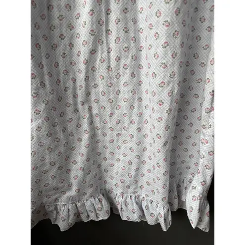 Laura Ashley Large Cotton Nightgown with Floral Pattern